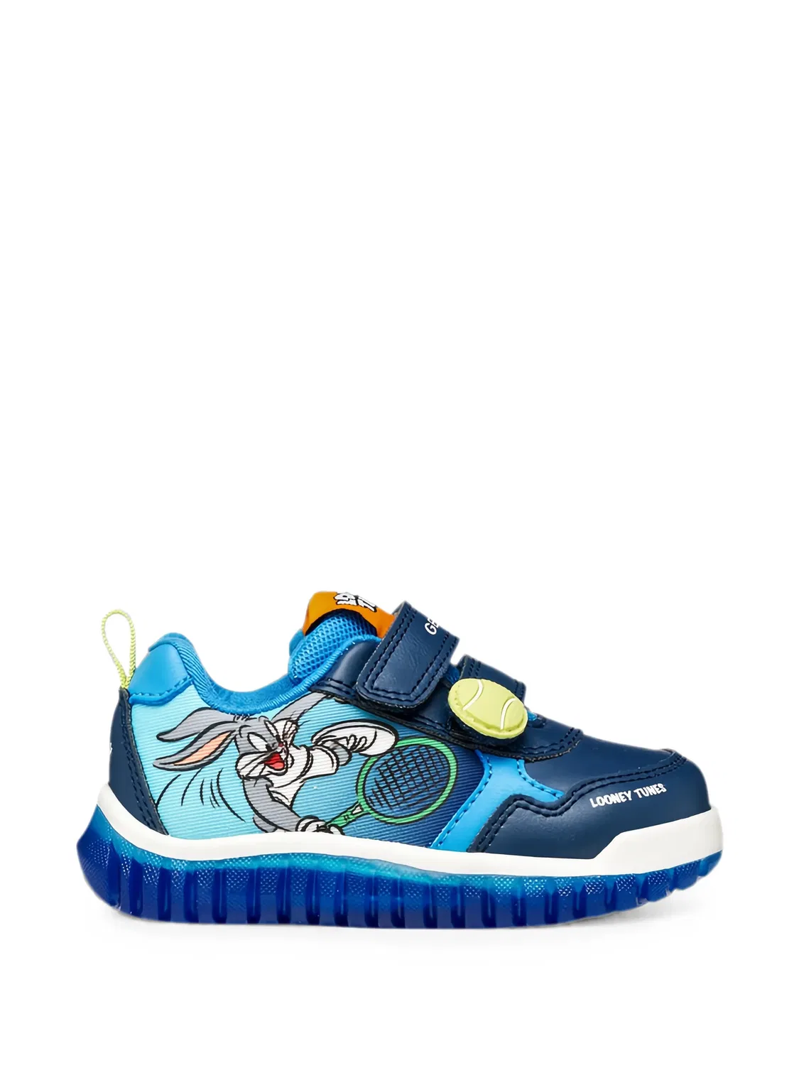 Кроссовки Lightyloo Bugs Bunny на липучках Geox Kids, синий — фото 2
