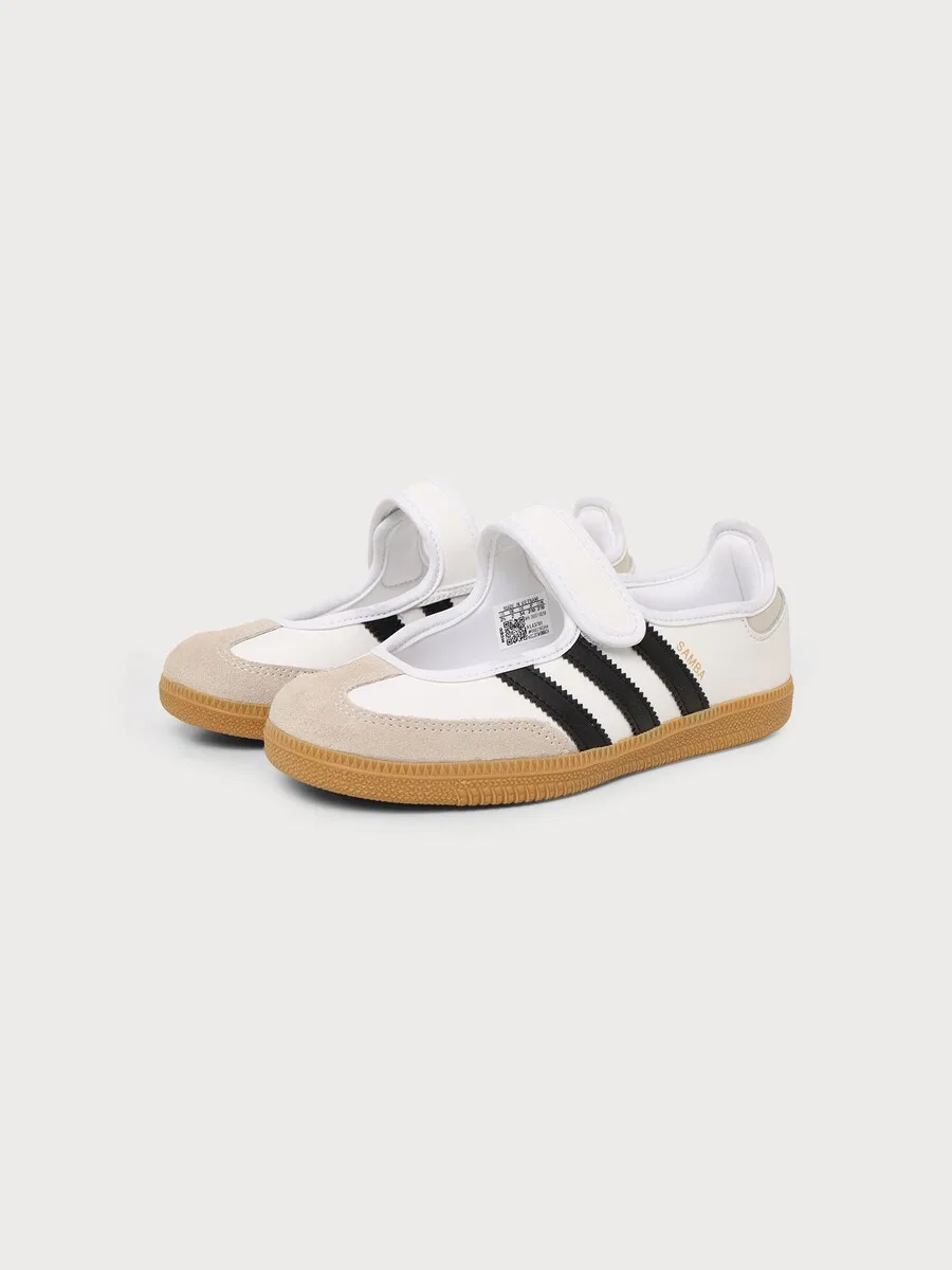 Балетки ADIDAS ORIGINALS 'Samba' белого цвета — фото 4