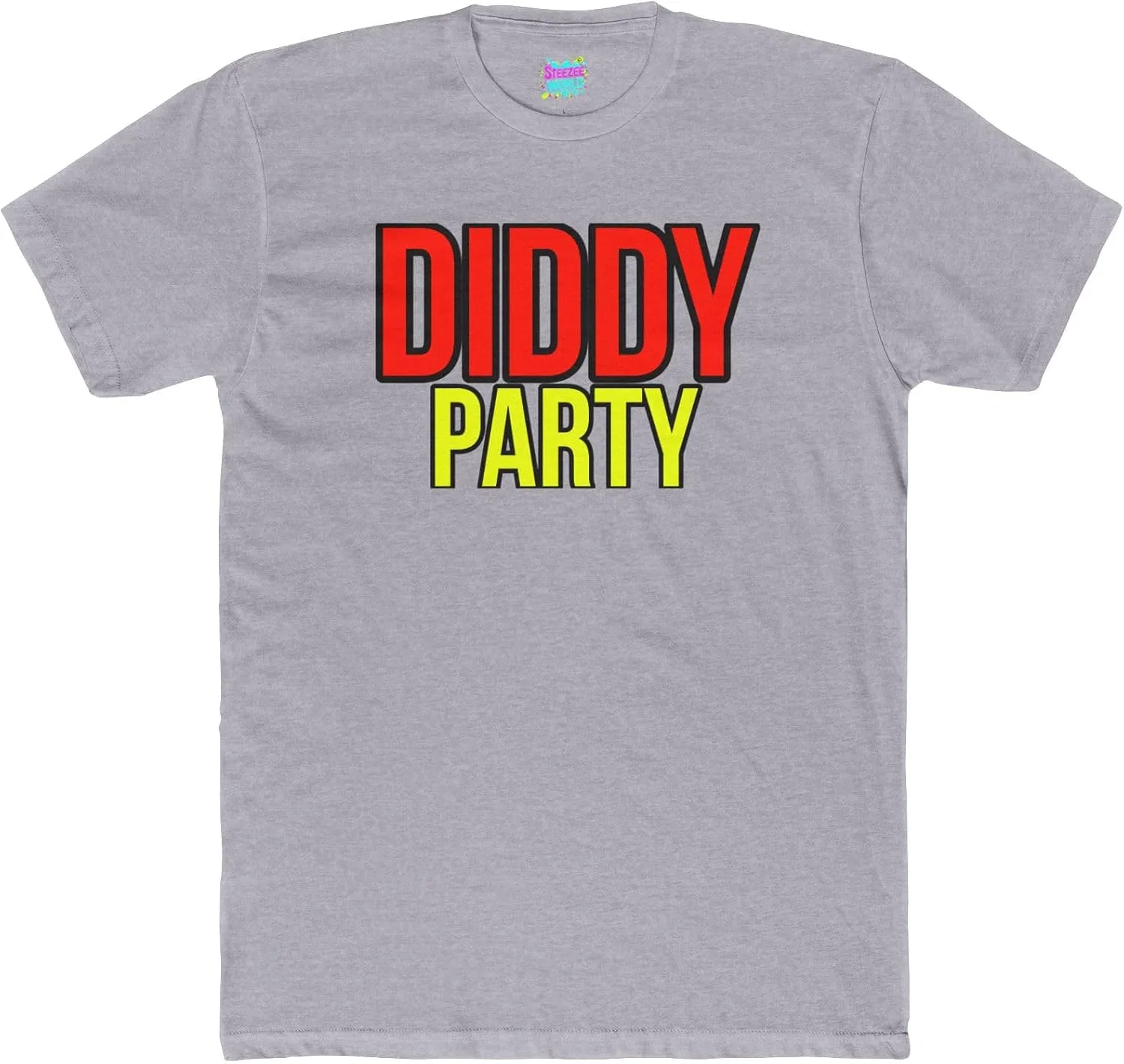 Женская футболка с принтом Diddy Party Next Level 3600, Heather Grey