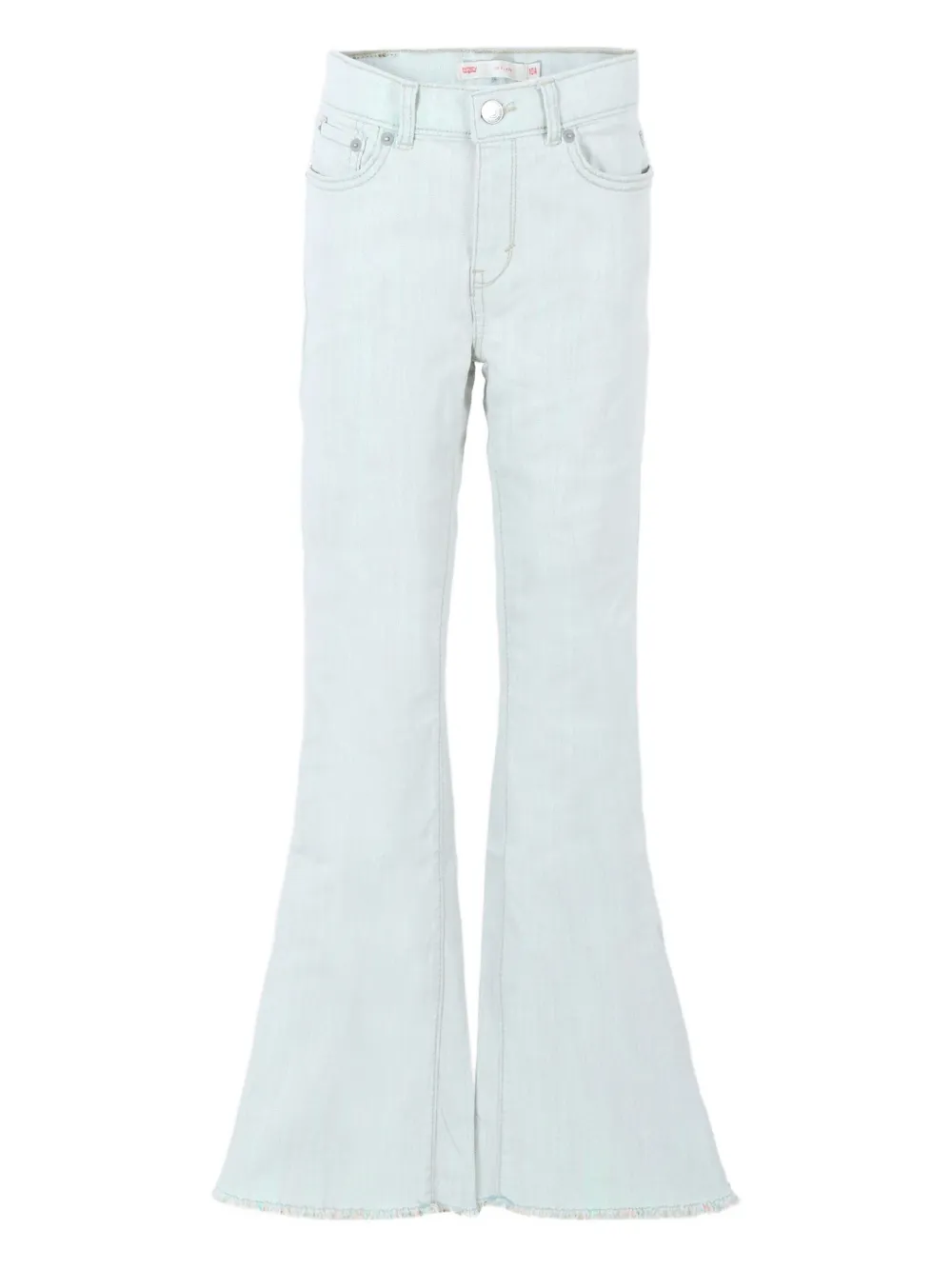 

Расклешенные джинсы с бахромой Levi's Kids, синий
