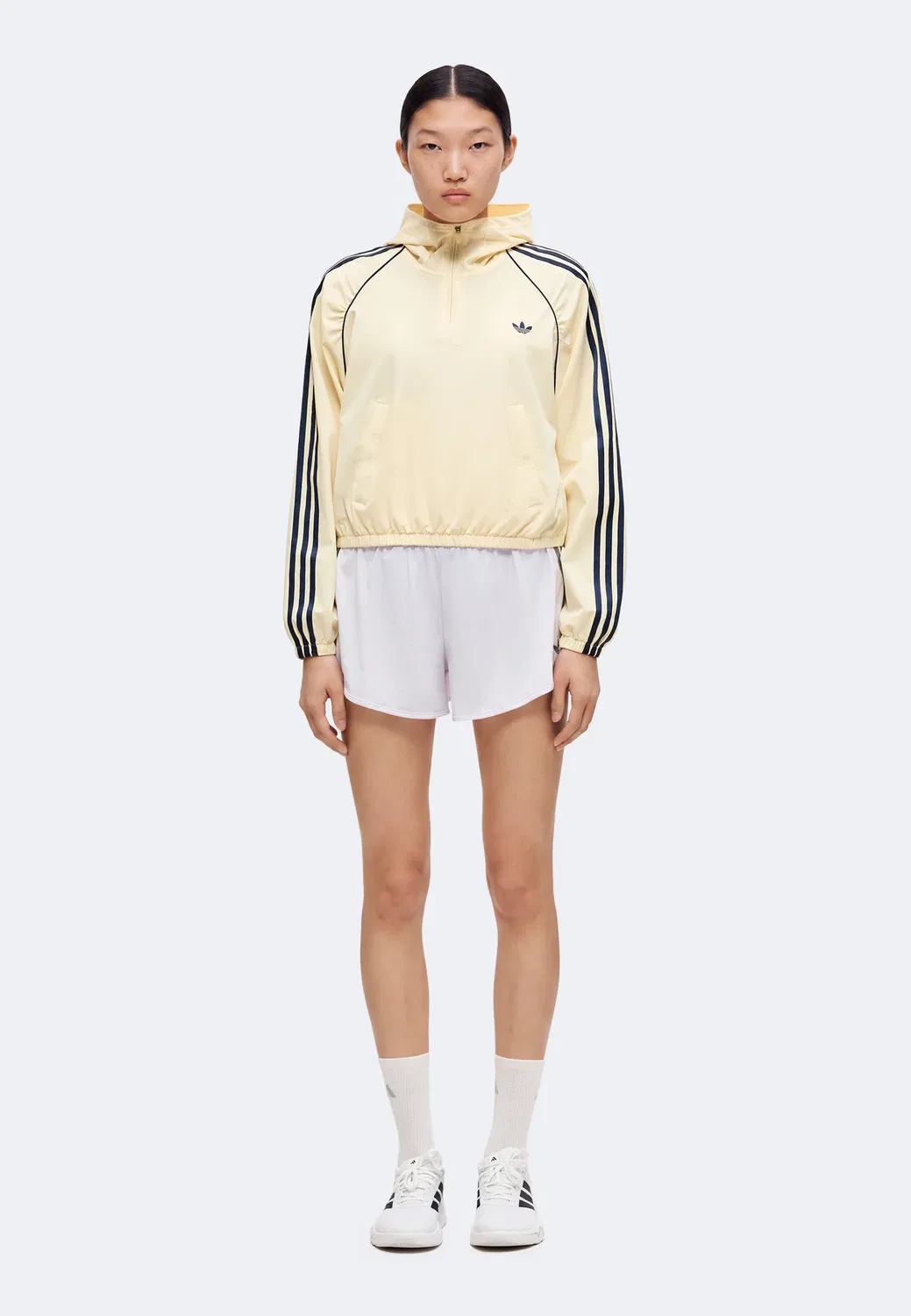 Оригинальная спортивная накидка - худи Adidas Performance, Warm Vanilla — фото 2