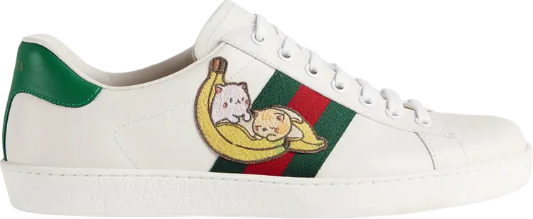 

Кроссовки Gucci Ace Bananya, белый