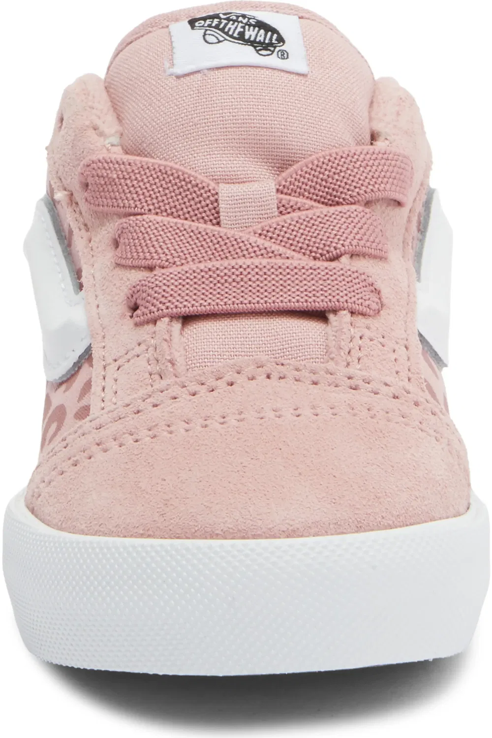 Детские кеды на широкой подошве Sk8-Hi Vans, Leopard Misty Mauve — фото 4