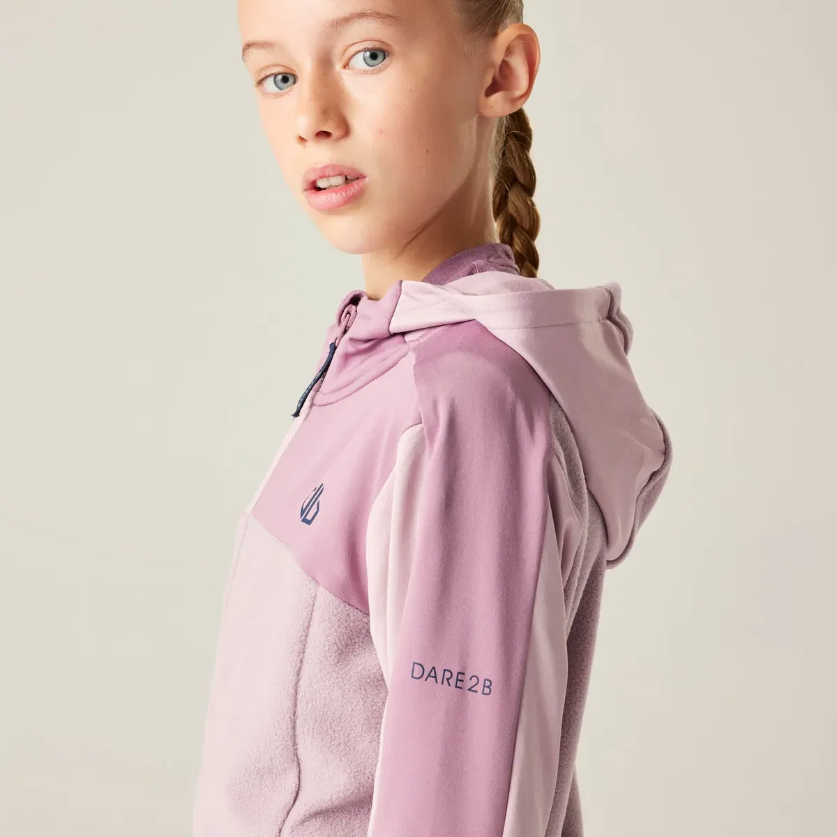 Детская куртка-худи на молнии с утеплителем Thriving IV Stretch Insulating Dare 2B, Mauve — фото 4