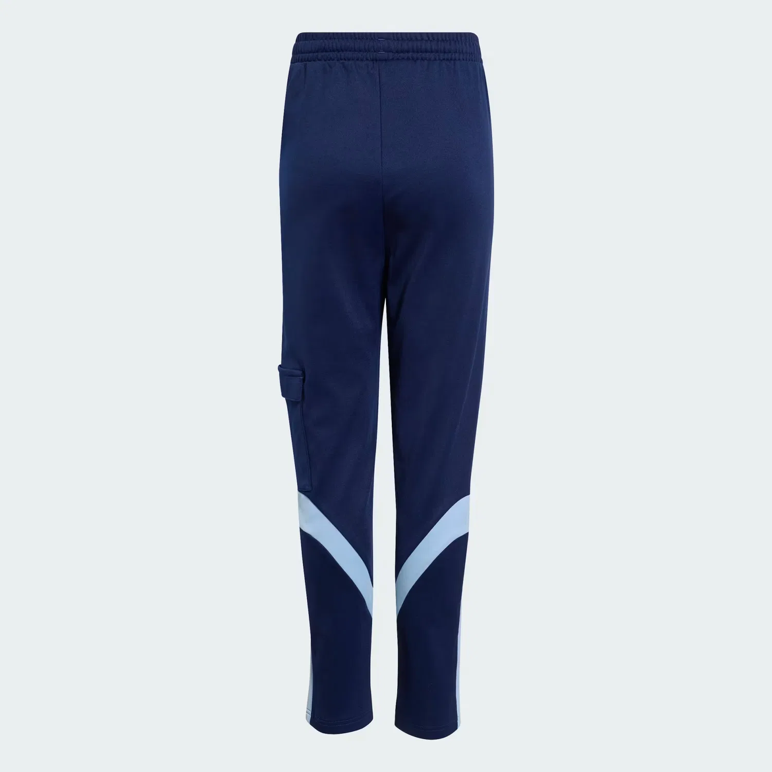 Детские спортивные штаны на шнурке House of Tiro Adidas Sportswear, темно-синий/ярко-синий — фото 2