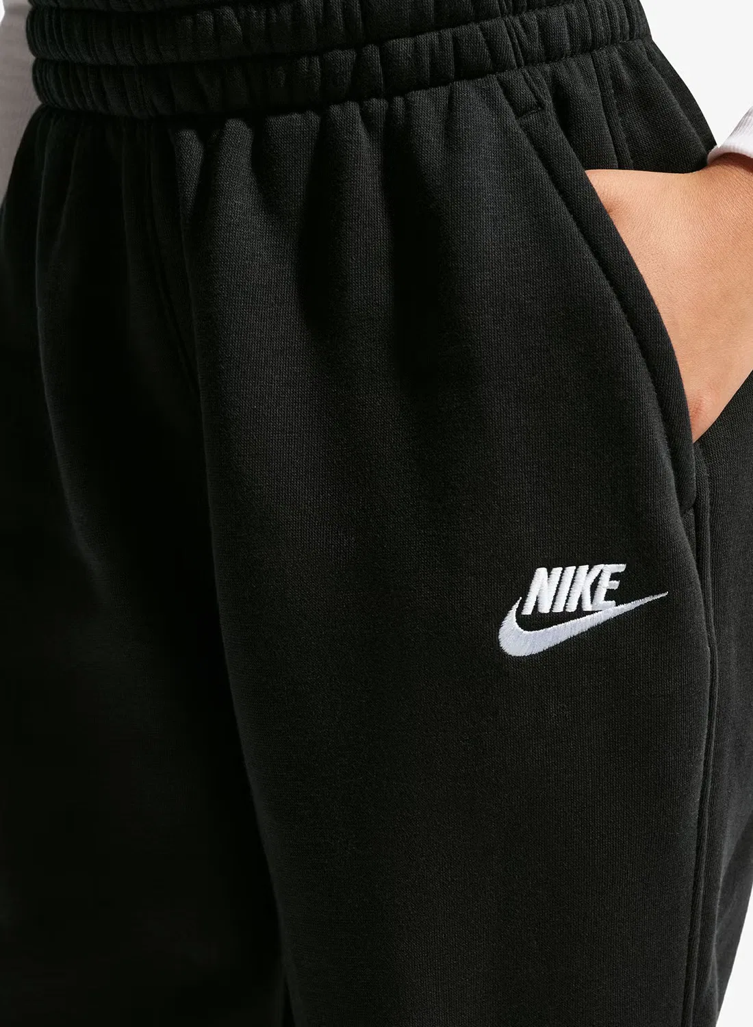 Штаны из флиса свободные K NSW Club Nike, черный — фото 3