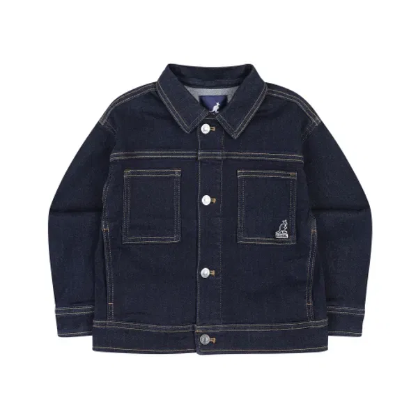 Джинсовая куртка кроп, ra0101 Kangol Kids, navy