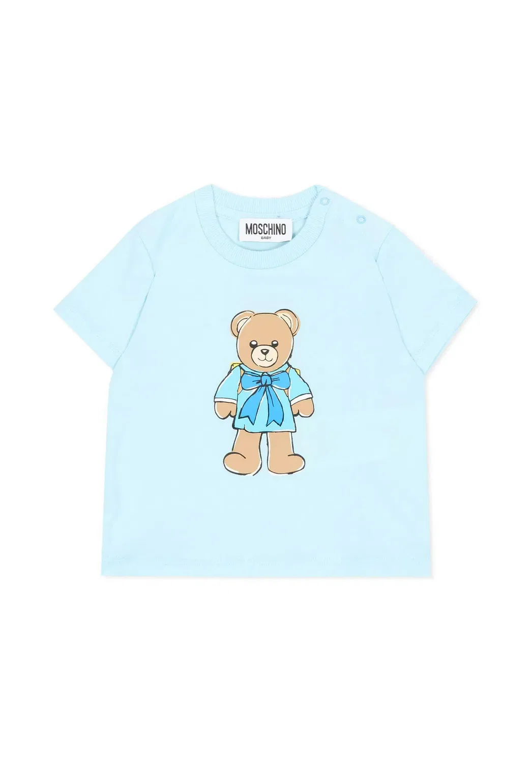 Футболка - футболка с принтом Moschino, Light Blue