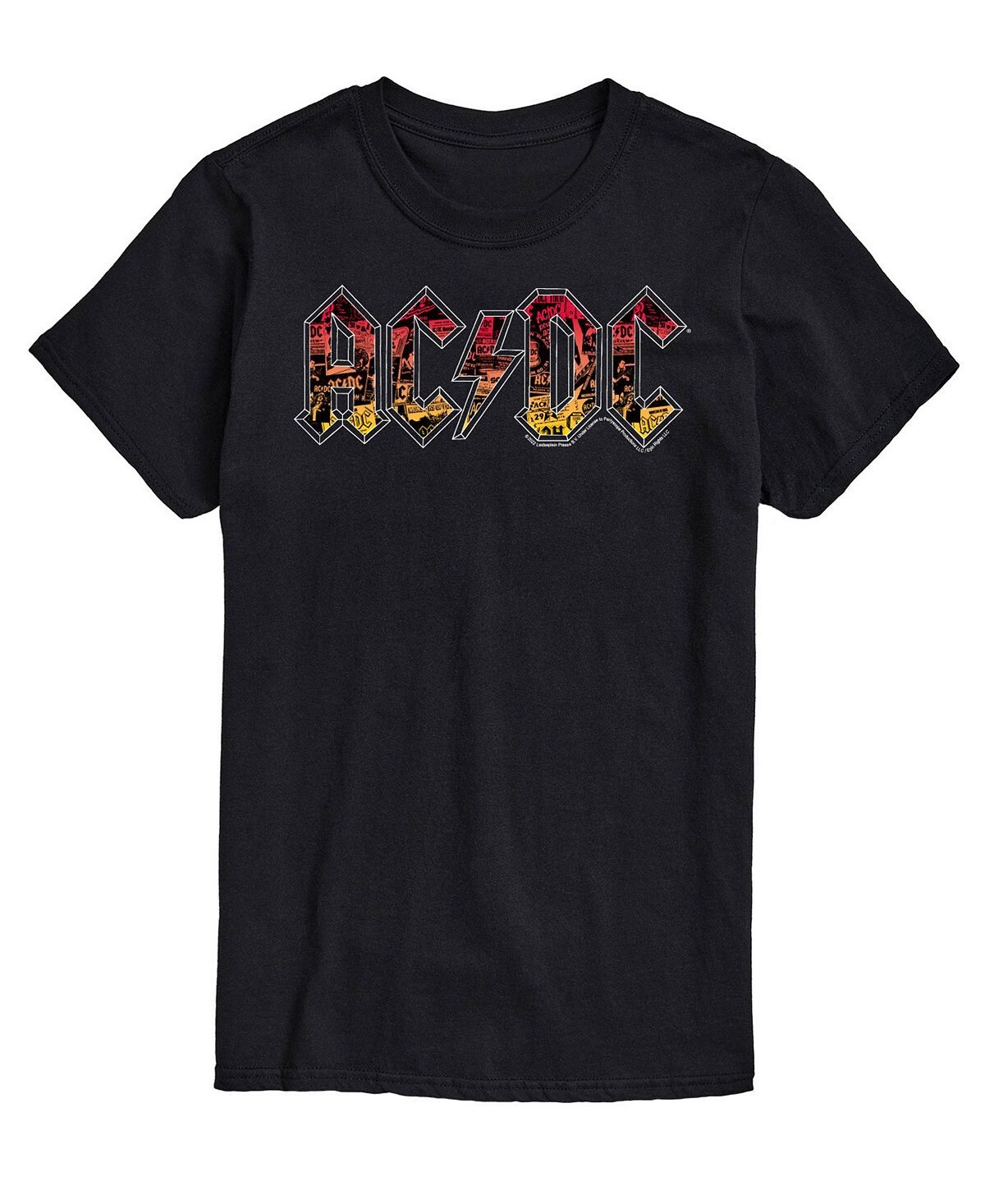 

Мужская футболка с логотипом acdc AIRWAVES, черный