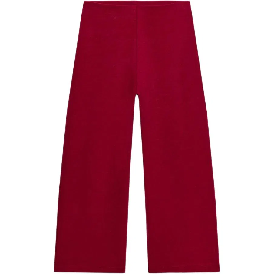 Женские брюки повседневные Burgundy Red, ZARA
