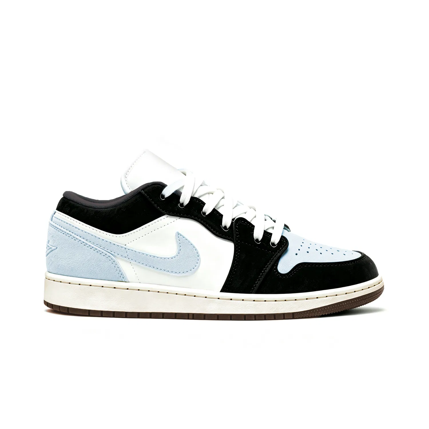Детские кроссовки для скейтбординга с низким верхом Black Blue Jordan, Black Blue — фото 4