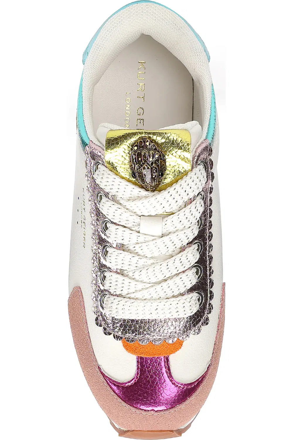 Детские кроссовки с логотипом Mini Runner Kurt Geiger London, Multi — фото 4