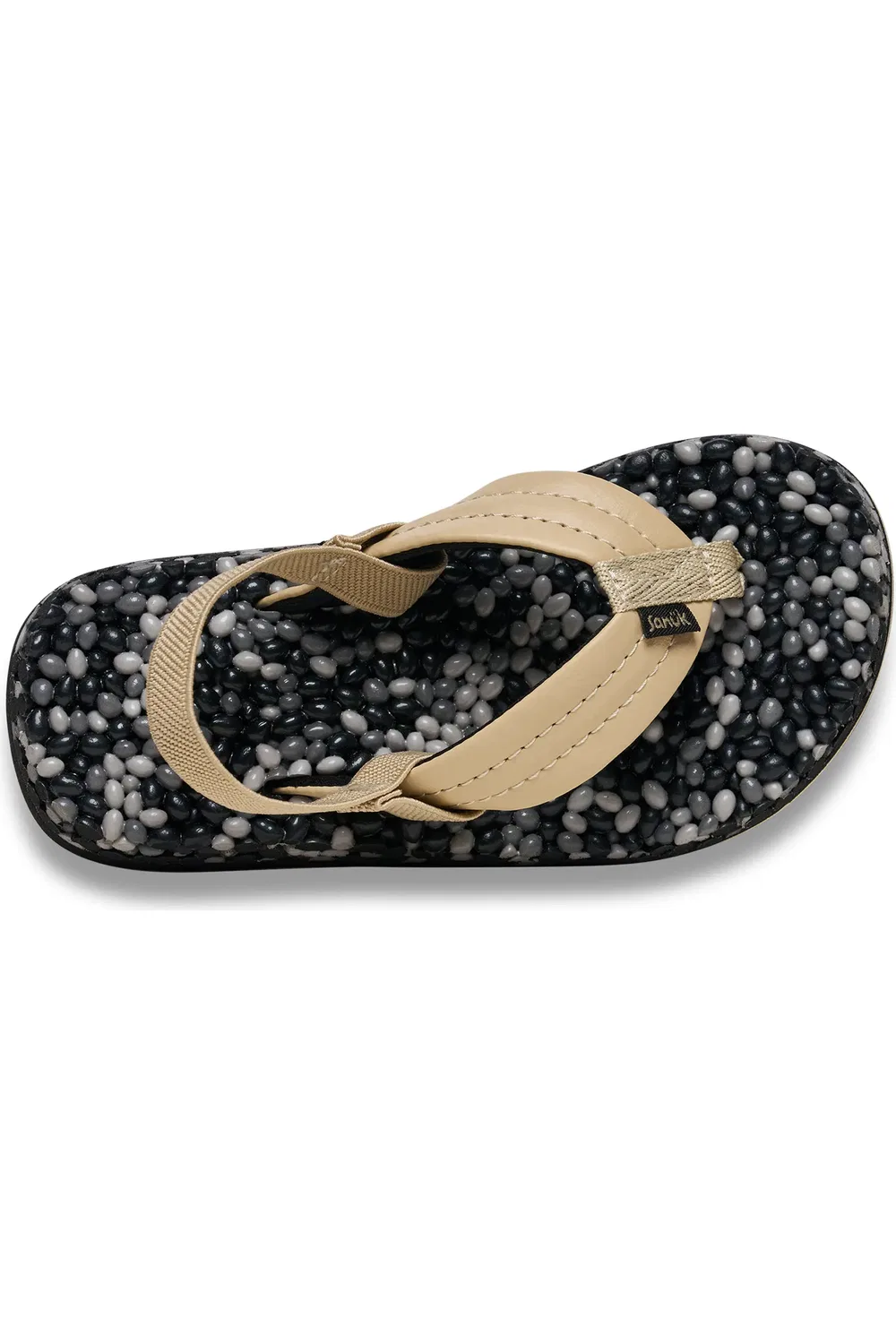 Сандалии детские с пенной подошвой Bubblecush Sanuk, Safari Multi — фото 3