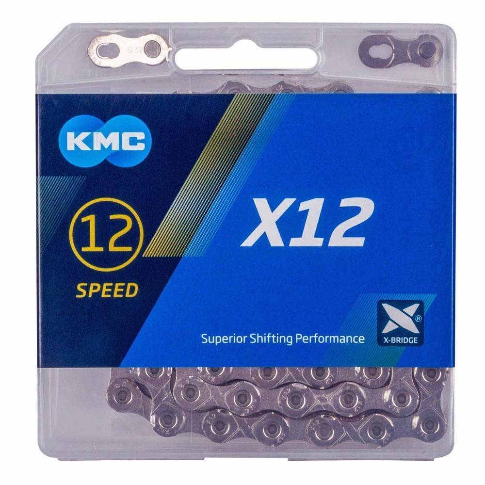

Цепь X12 серебро KMC, серебро / серебро / серебро