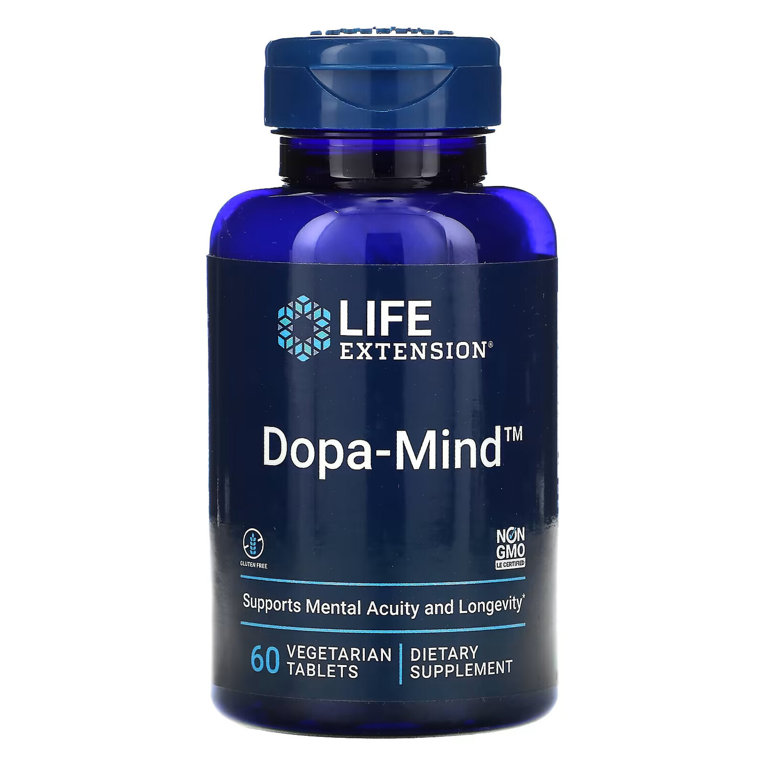 

Life Extension, Dopa-Mind, 60 вегетарианских таблеток