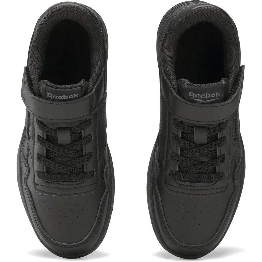 Кроссовки детские с эластичными шнурками Court Advance Reebok, Черный — фото 4