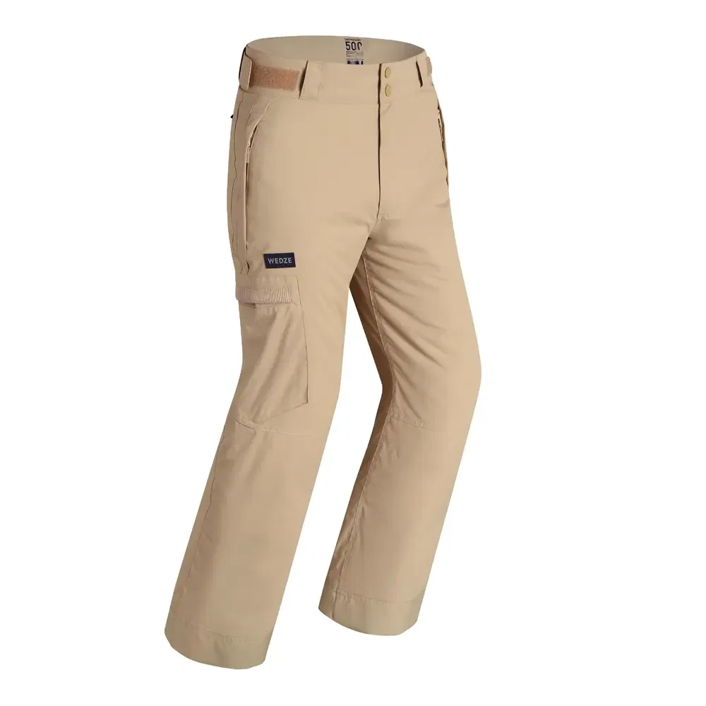 Детские лыжные штаны утепленные Milk Tea DECATHLON 500 Collection, Milk Tea