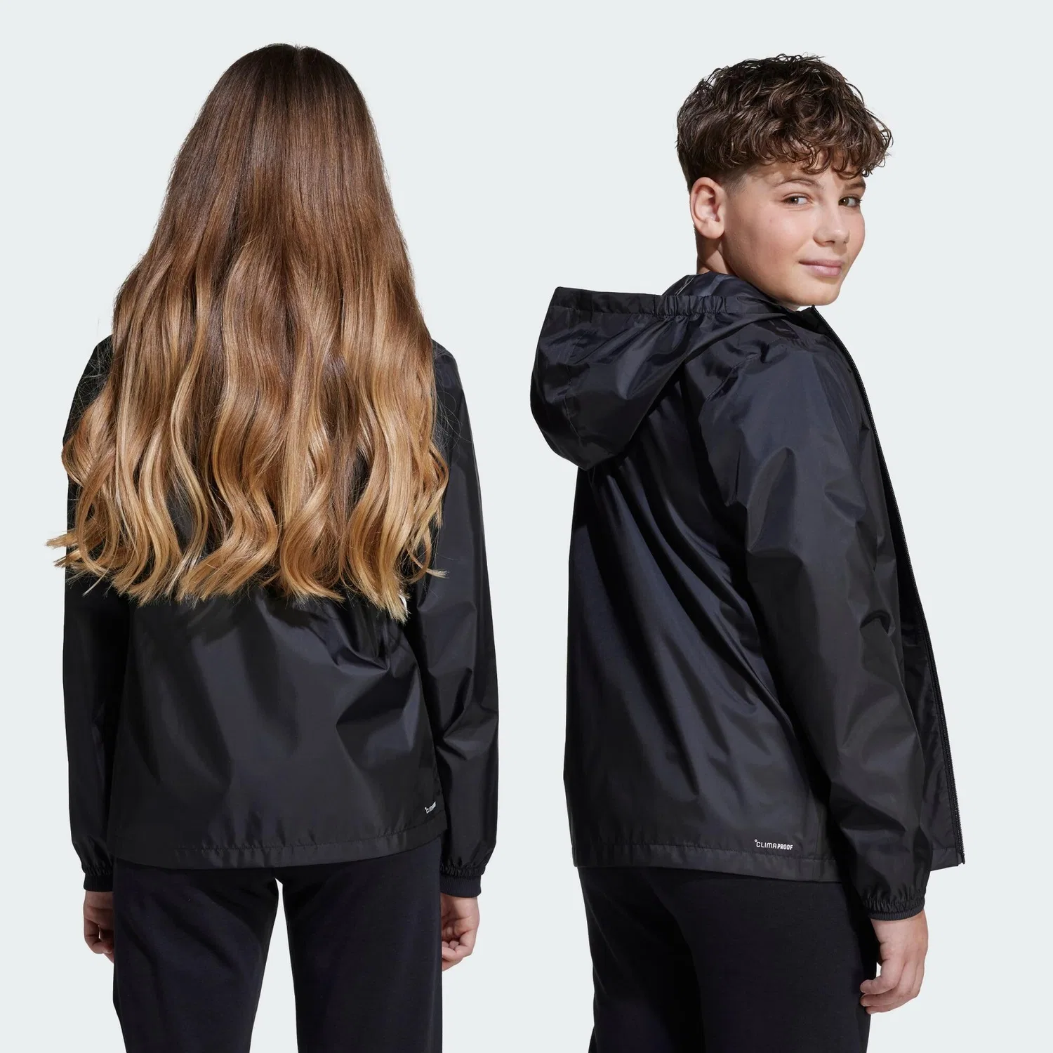 Детская непромокаемая куртка Regenjacke Adidas, Schwarz Weiss — фото 4