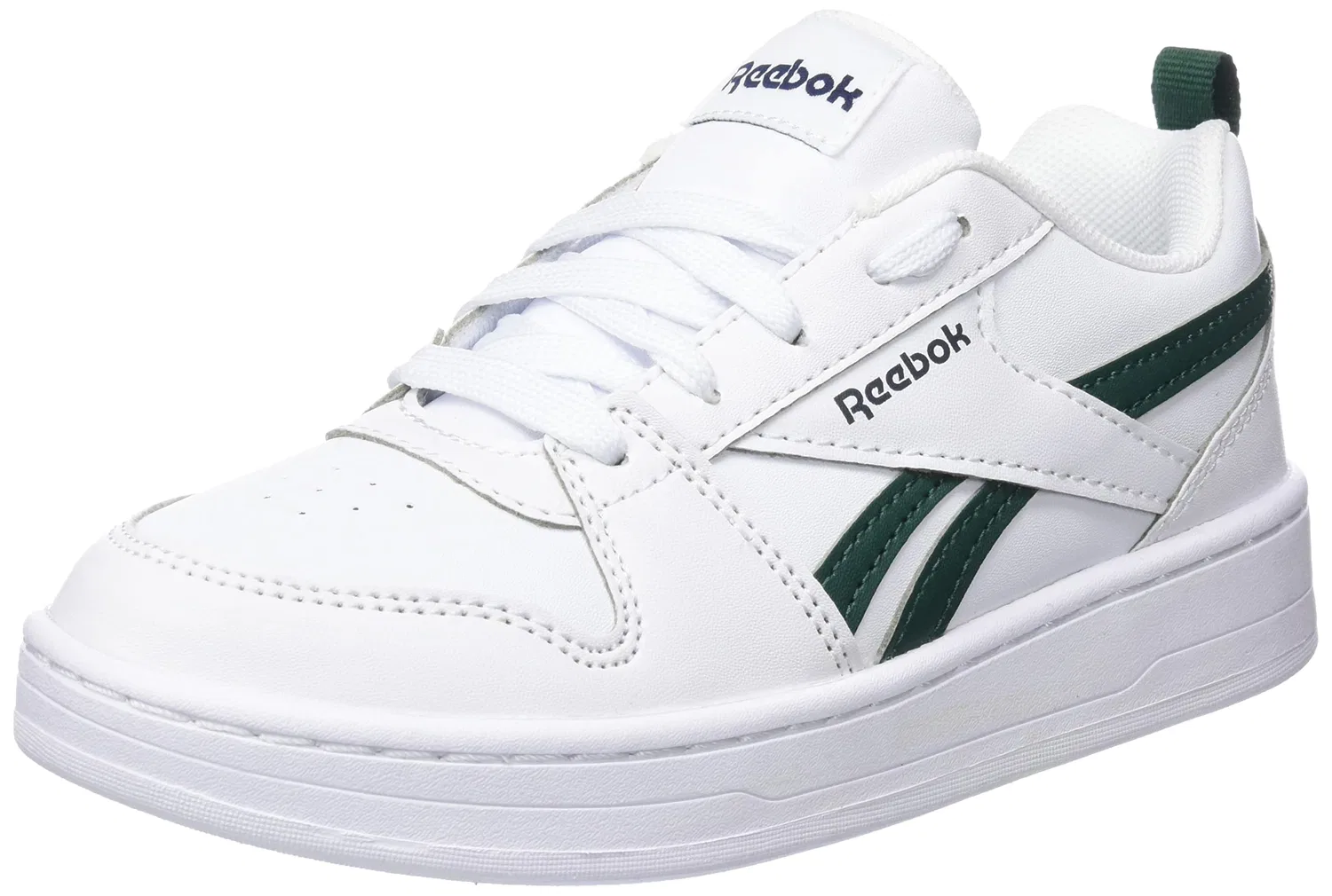 Детские кроссовки для мальчиков с цельной подошвой Royal Prime 2.0 Reebok, Ftwr White Ftwr White Dark Green