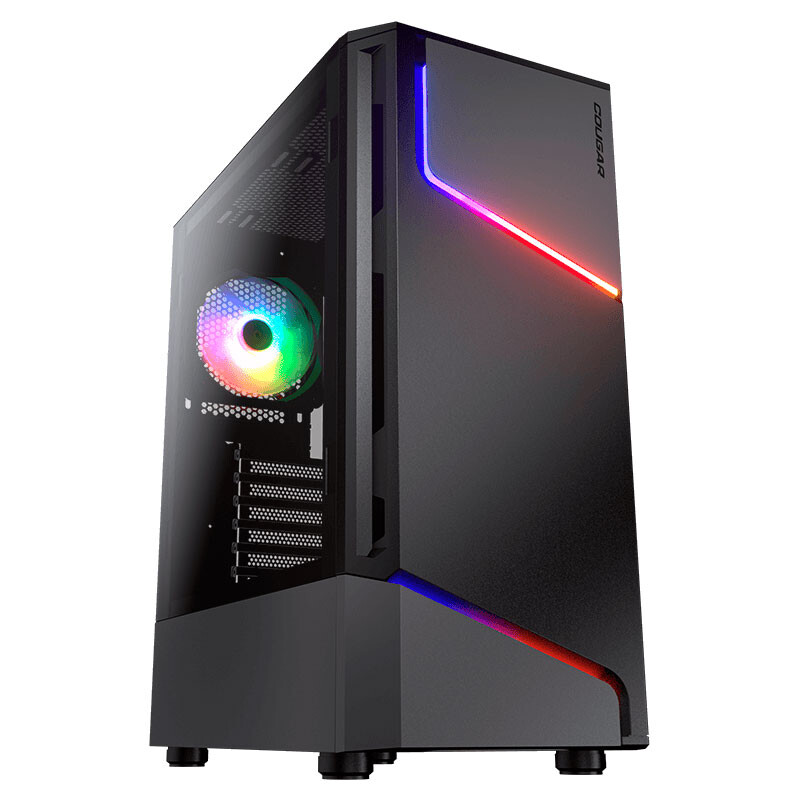 

Корпус Cougar MX360 RGB, Mid Tower, черный