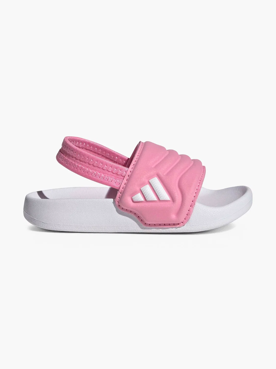 Детские шлепанцы с регулируемым ремешком Adidas, цвет Rose Gold