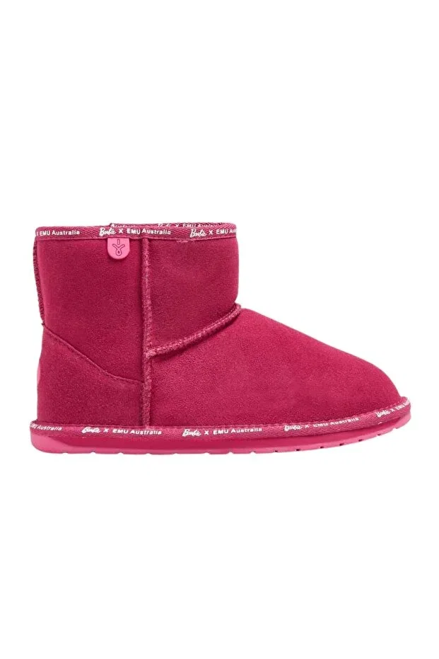 Детские ботинки для девочек без шнуровки Emu Australia, Pink