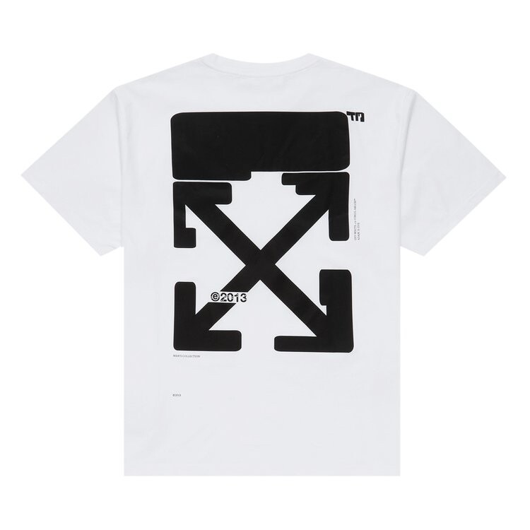 Футболка мужская Off-White Tech Marker с контрастным принтом, белый — фото 3