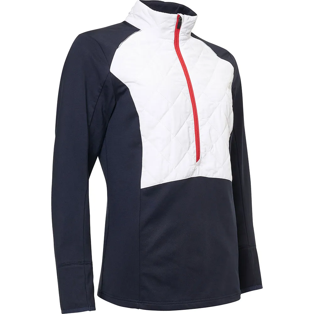 

Куртка Abacus Golf Troon Hybrid 1/2 Zip Woman, синий