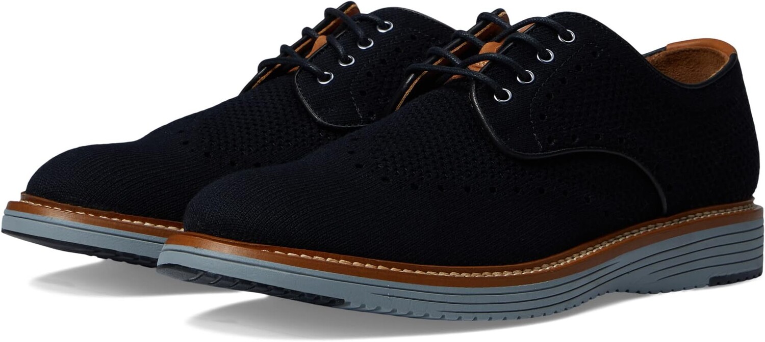 

Оксфорды Upton Knit Wing Tip Johnston & Murphy, цвет Black Knit