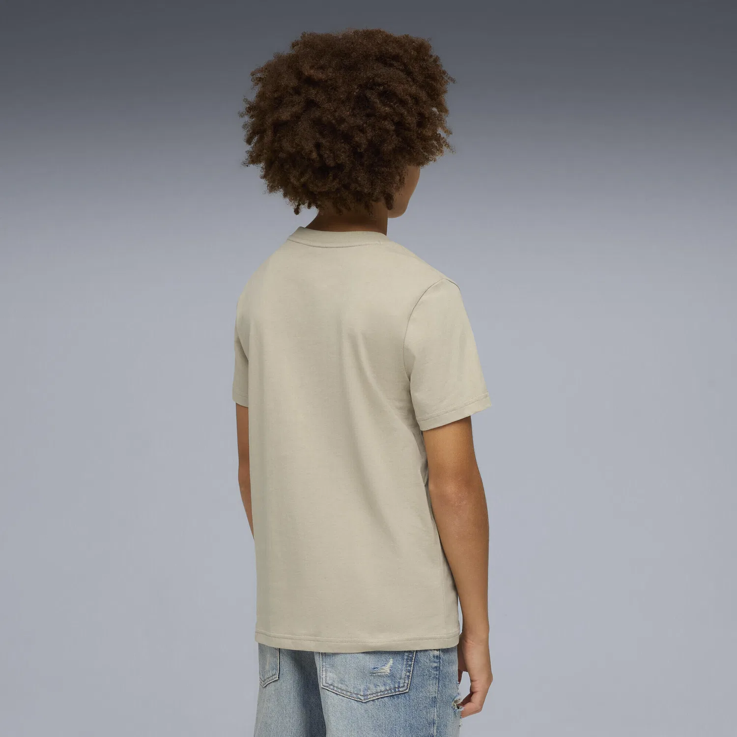 Детская футболка с принтом Essentials Camo T-Shirt Puma, Hellbeige — фото 3