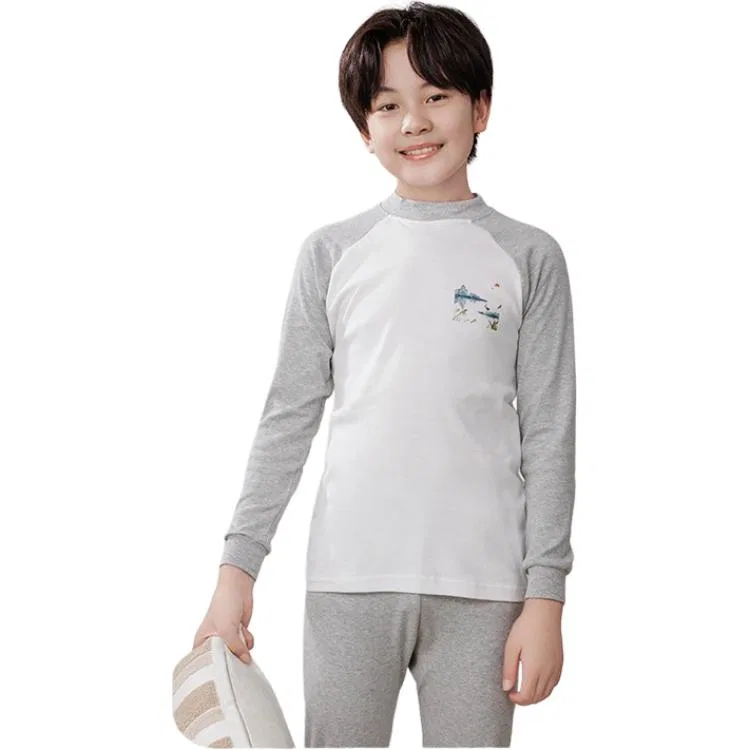 Детское термобелье Cotton Gene, Цвет White Dew Light Gray