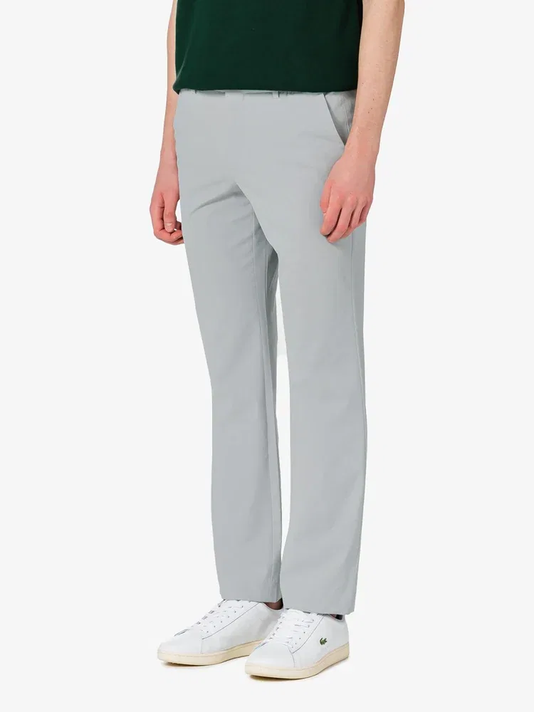 Брюки-слим LACOSTE, Silver — фото 3