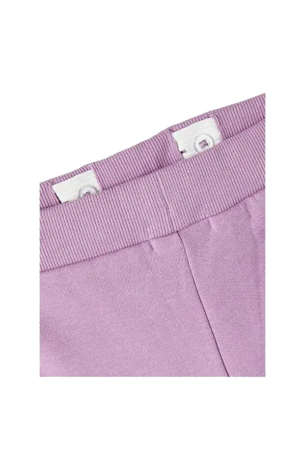 Детские спортивные штаны для девочек с принтом Name It, Purple — фото 3