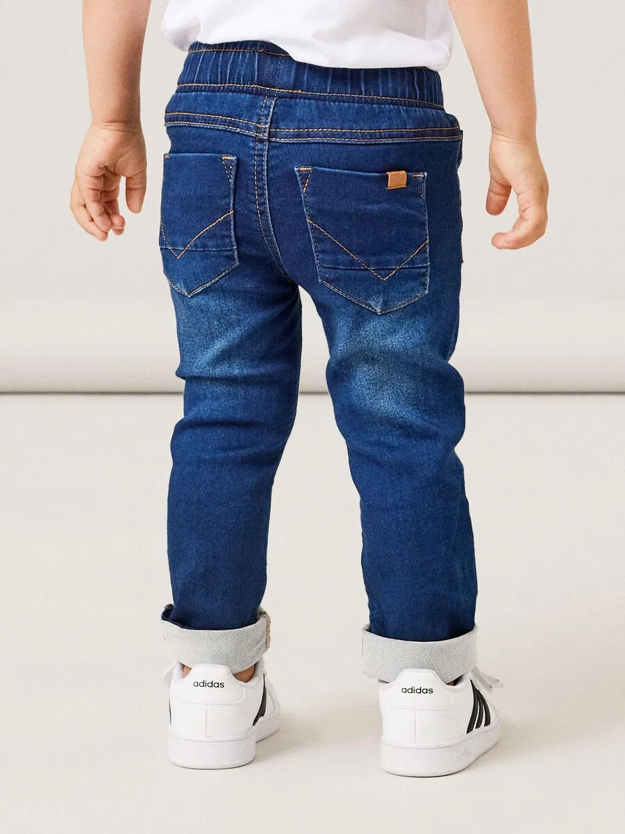 Джинсы NAME IT Slim fit 'NMMRyan' темно-синего цвета — фото 4