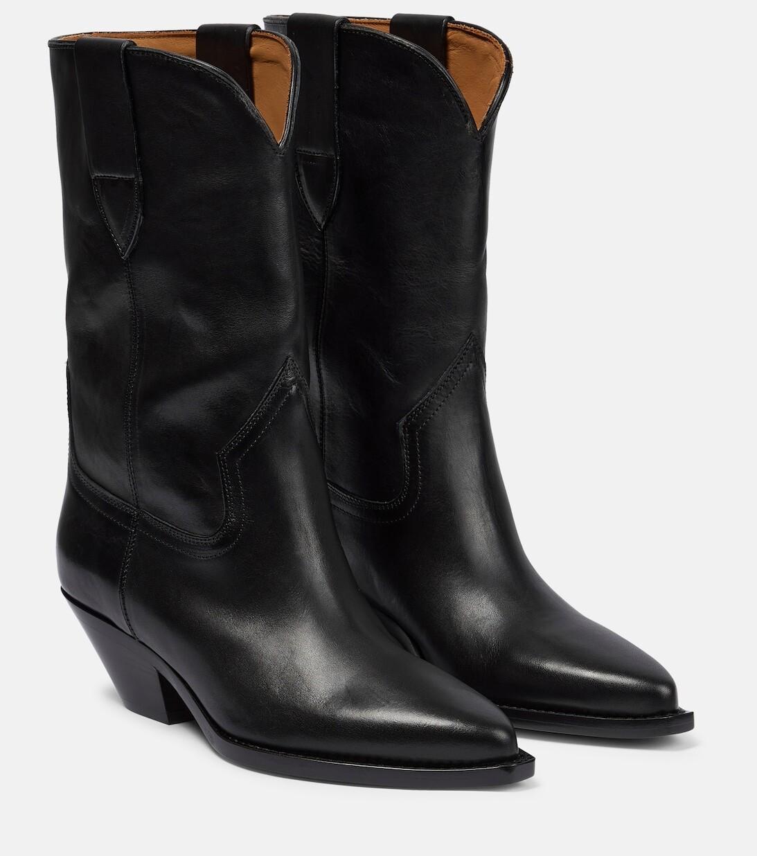 Кожаные ботинки Dahope Isabel Marant, черный