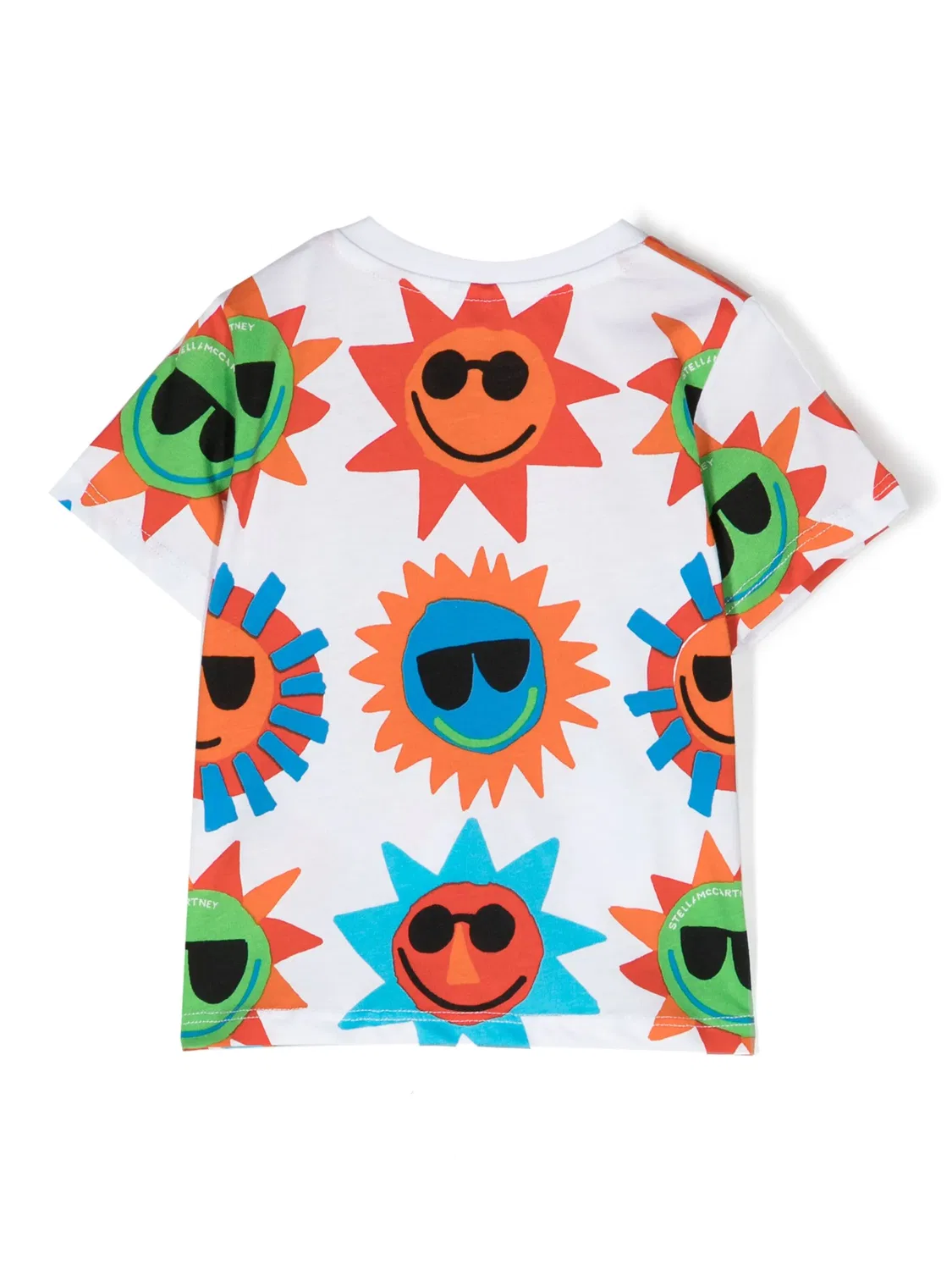 Футболка Sunshine из хлопка Stella McCartney, белый — фото 3