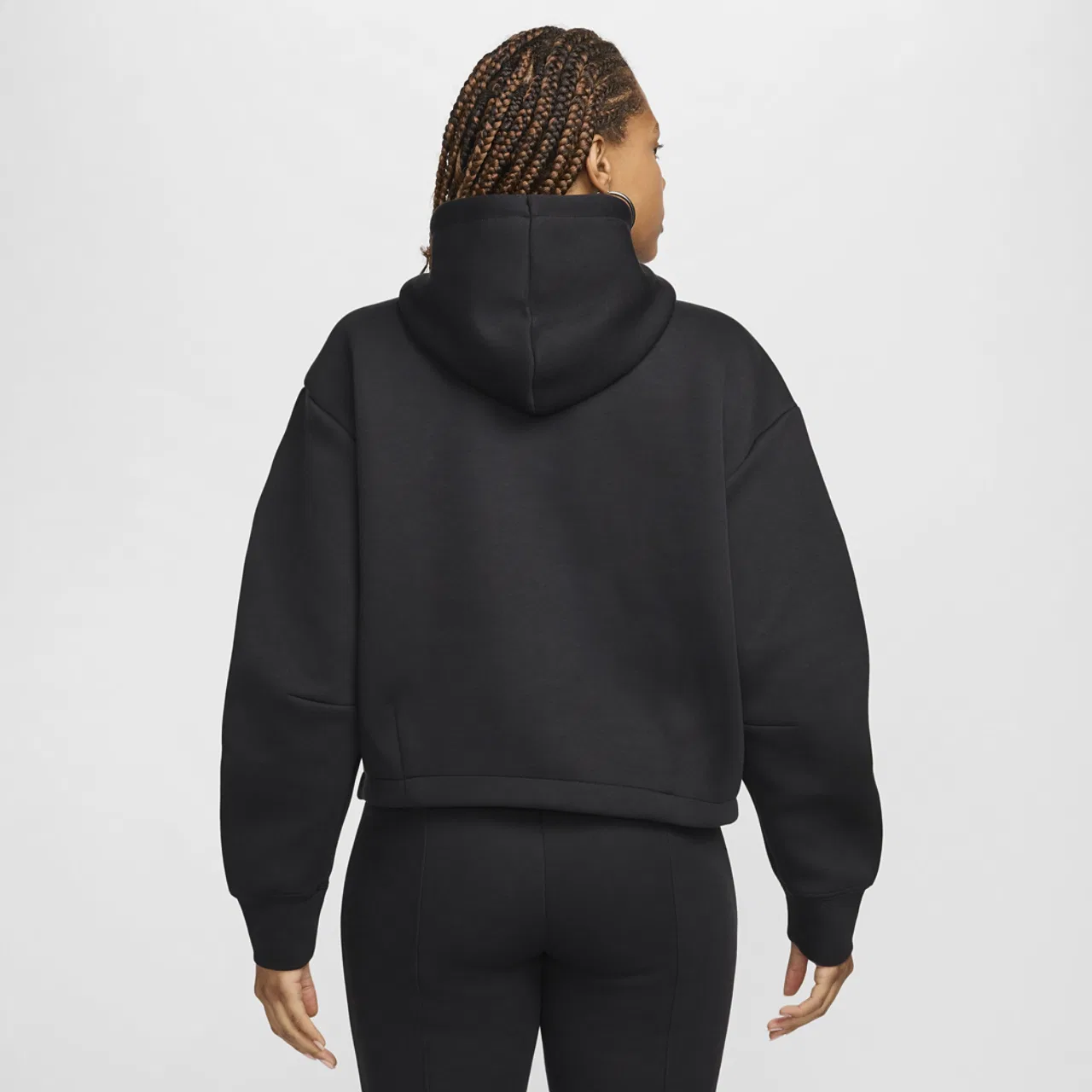 Женское худи Tech Fleece OS Nike, черный — фото 2
