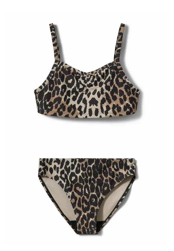 Купальник, комплект из бикини, Animal print, Sofie Schnoor, Light Brown Leopard, светло-коричневый