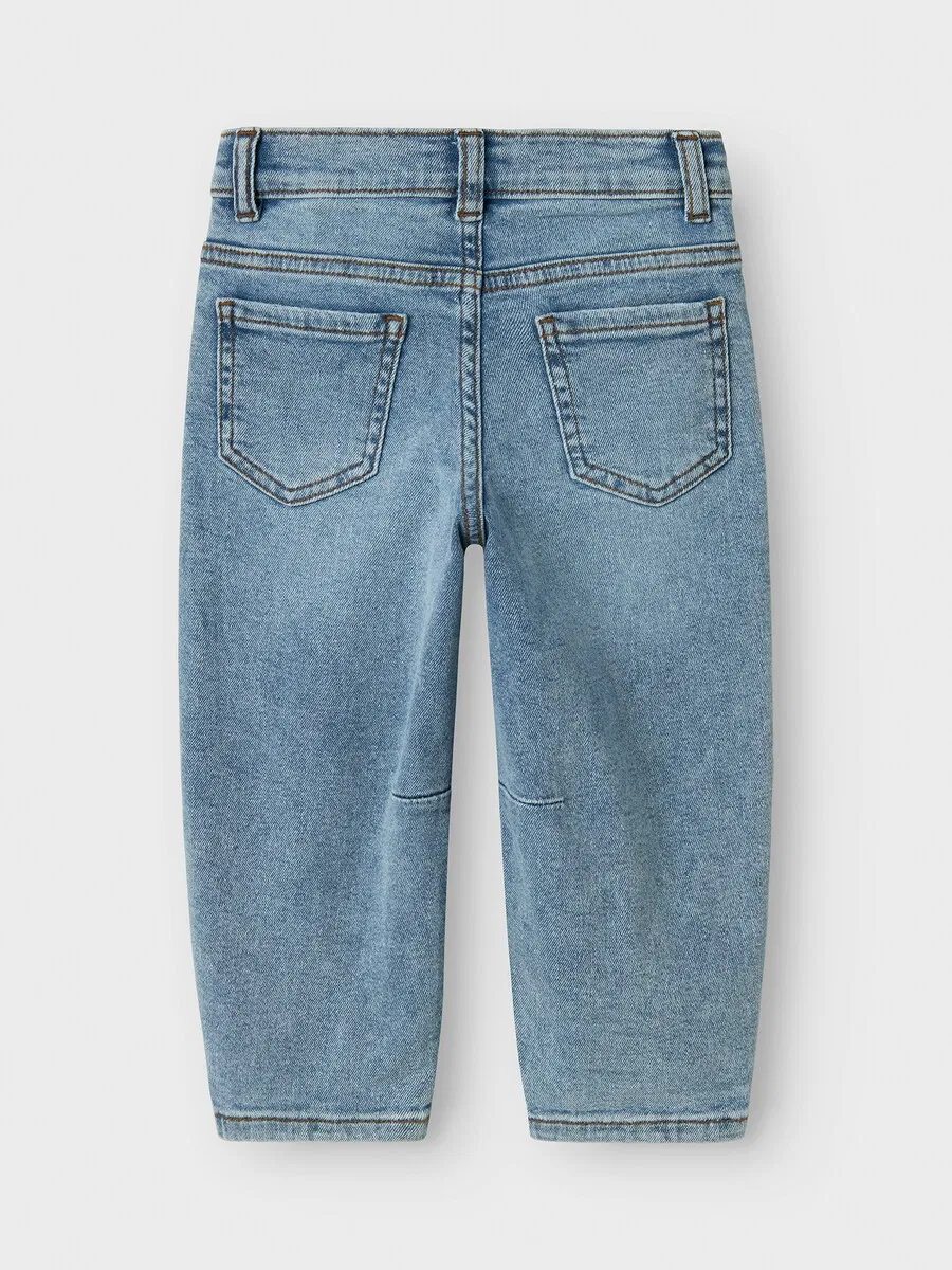 Джинсы NAME IT Barrel Jeans 'NMFBELLA' синего цвета — фото 2