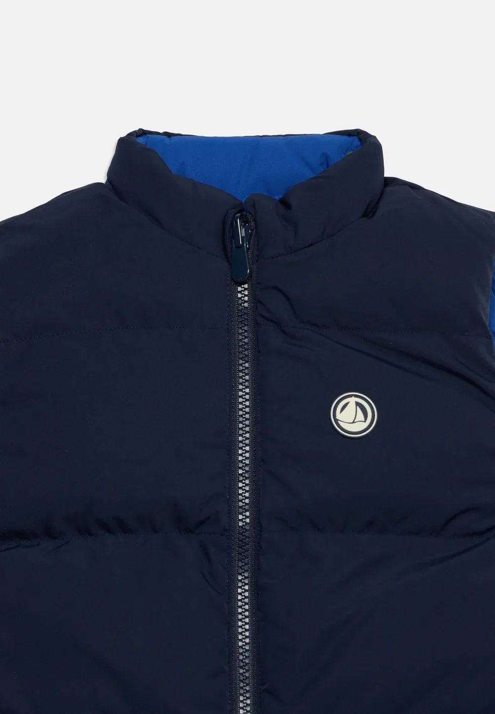 Petit doudoune - жилет Petit Bateau, Dark Blue — фото 4