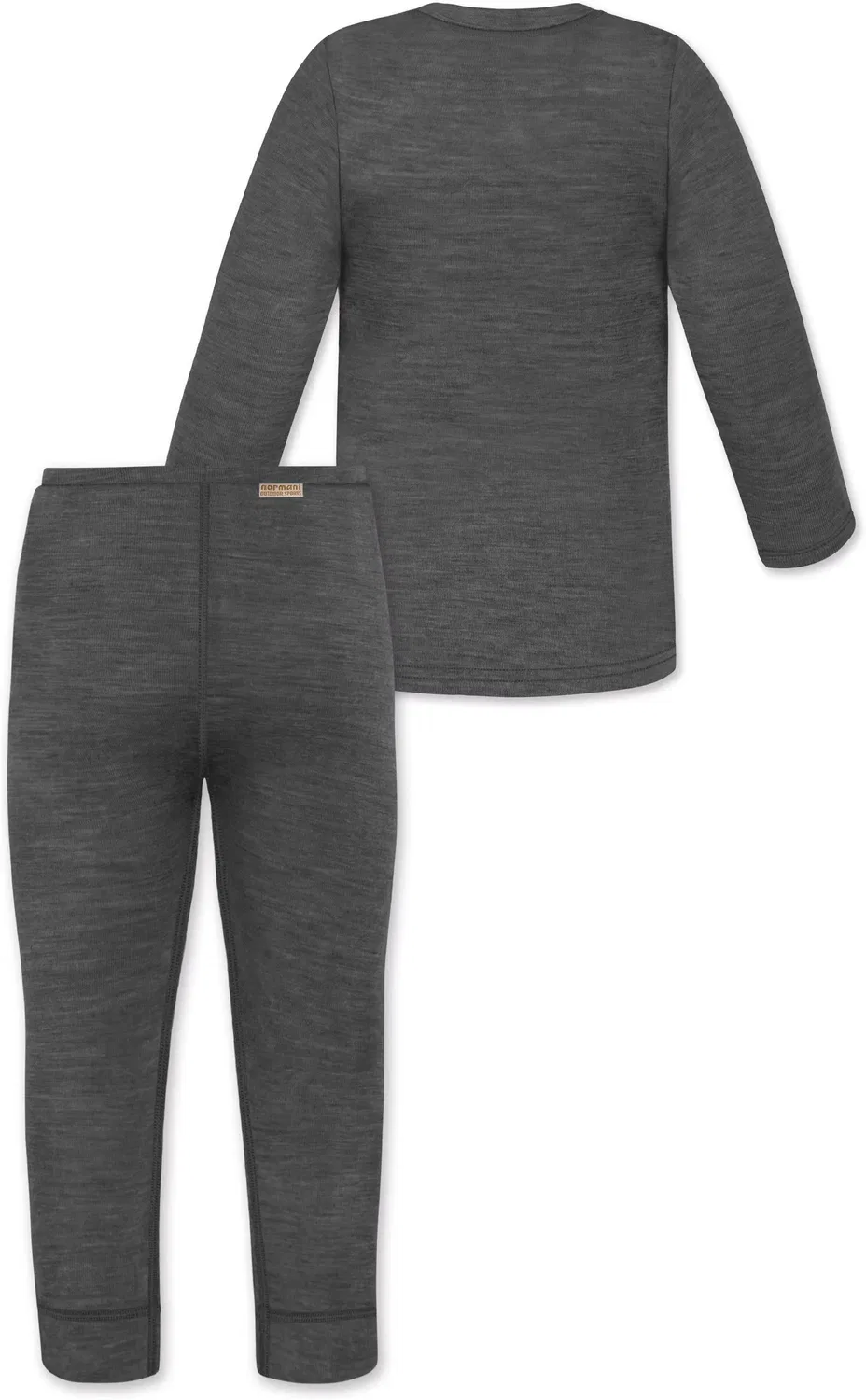 Пуловер и штаны из мериносовой шерсти для малышей Normani Outdoor Sports, серый — фото 2
