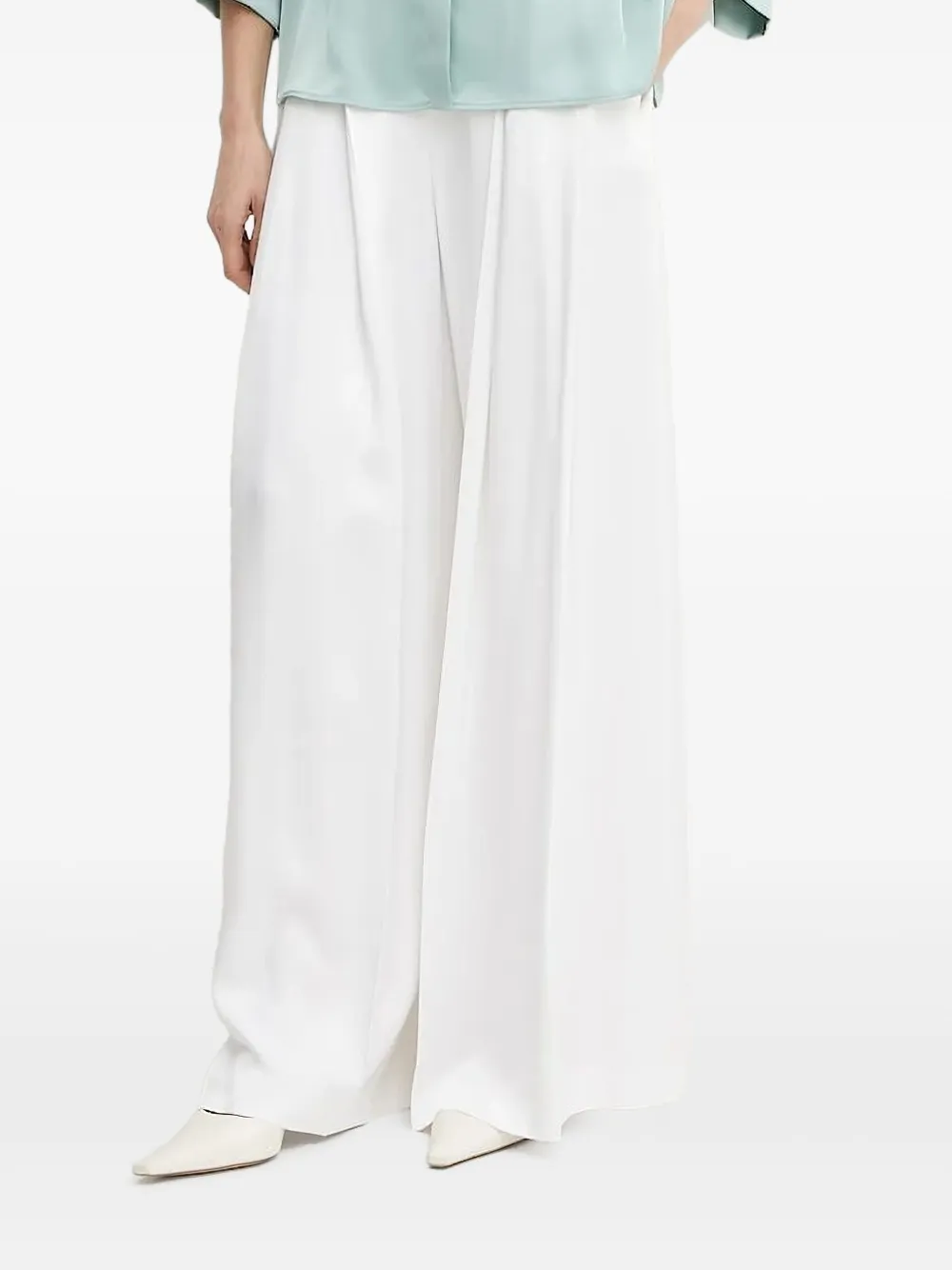 

Плиссированные брюки Boss, белый