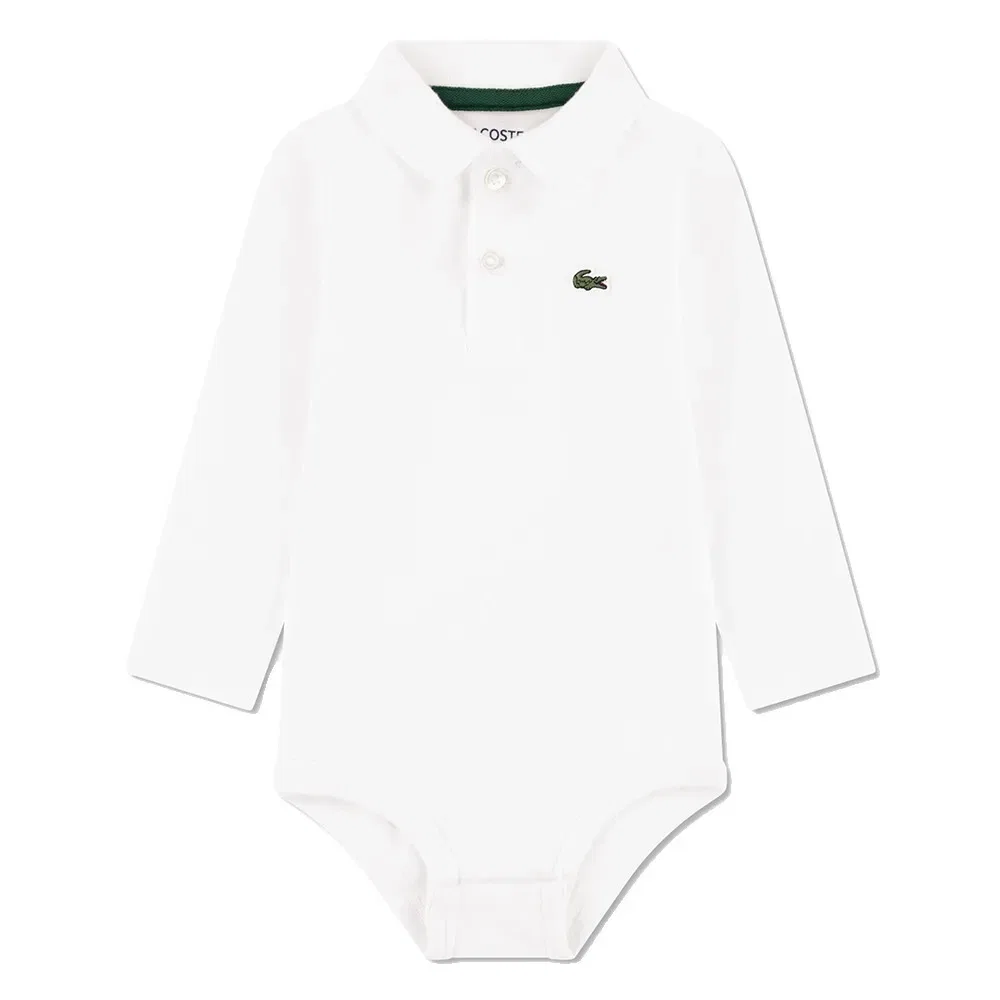 Боди с длинным рукавом Lacoste Kids 547338, белый