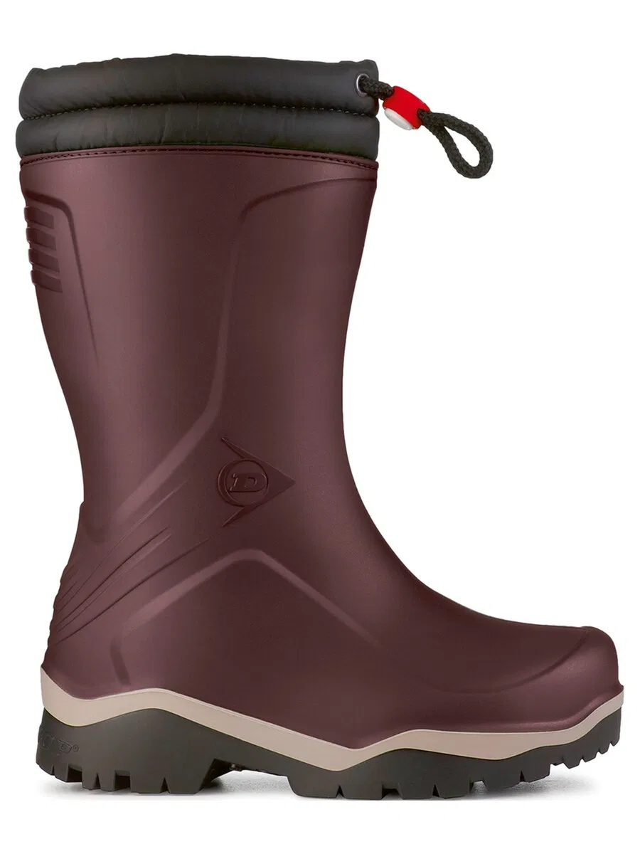 Снежные ботинки DUNLOP 'Blizzard' красного цвета — фото 3
