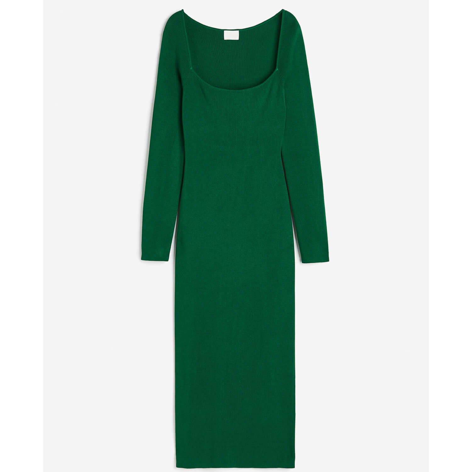 

Платье H&M Square-neck Bodycon, зеленый