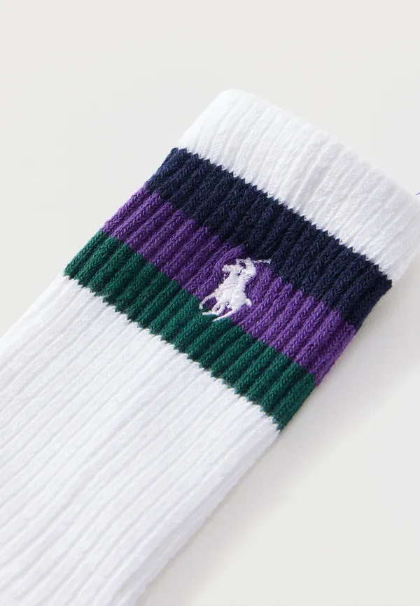 Носки полиэстеровые Wimbledon crew Polo Ralph Lauren, White, белый — фото 2