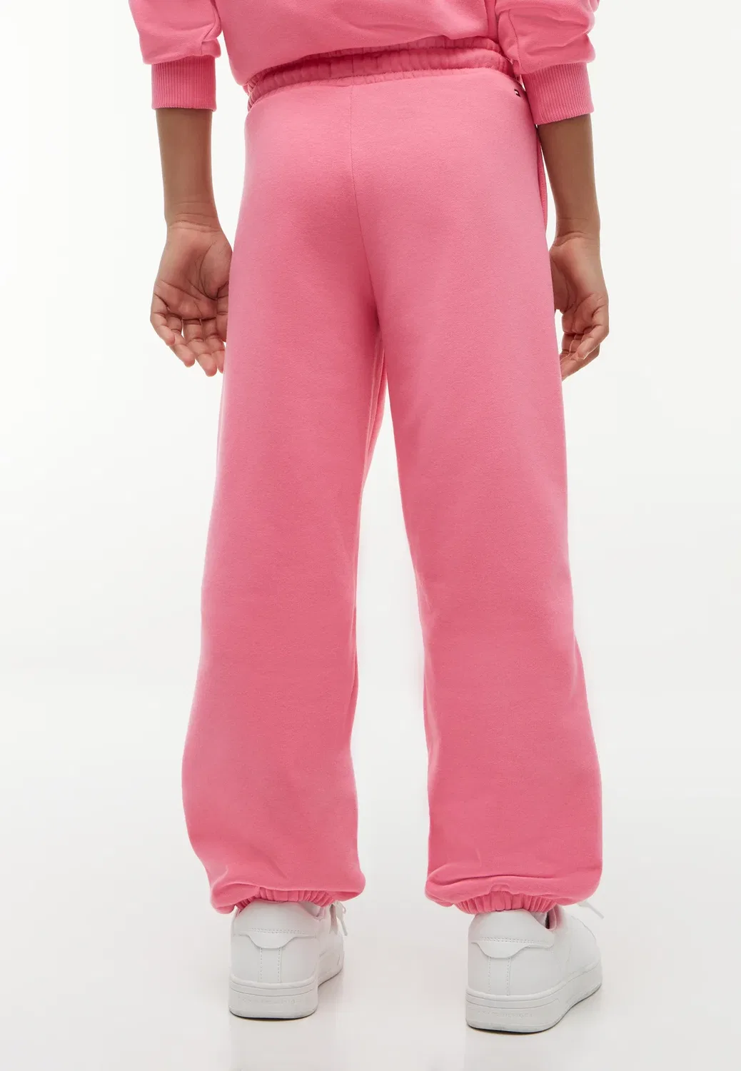 Спортивные штаны Tommy script - брюки от спортивного костюма Tommy Hilfiger, Exotic Pink — фото 2