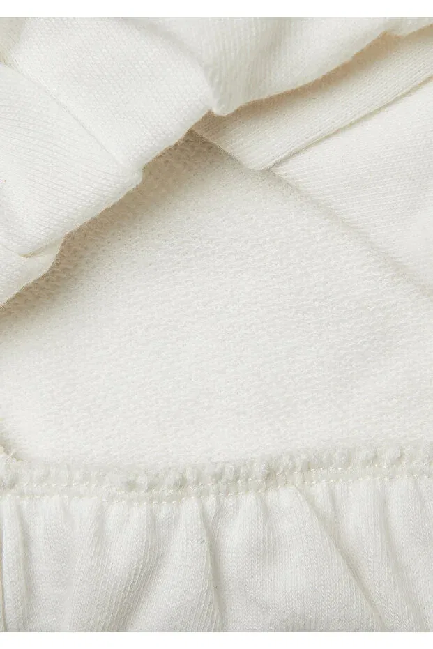 Детские свитшот для девочек с пайетками United Colors Of Benetton, White — фото 3