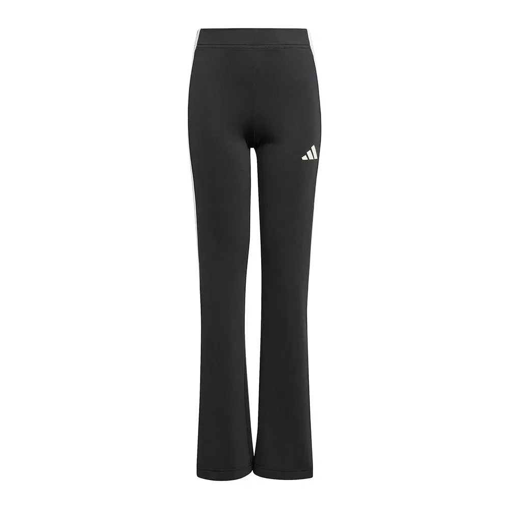 Леггинсы с расклешенным низом Train Essentials 3 Stripes Flared Adidas, черный — фото 3
