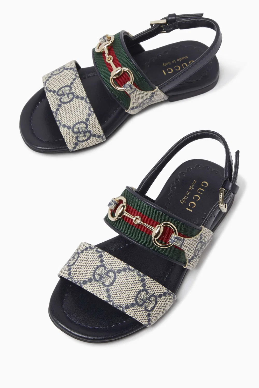 Сандалии с логотипом Web GG, Gucci — фото 2